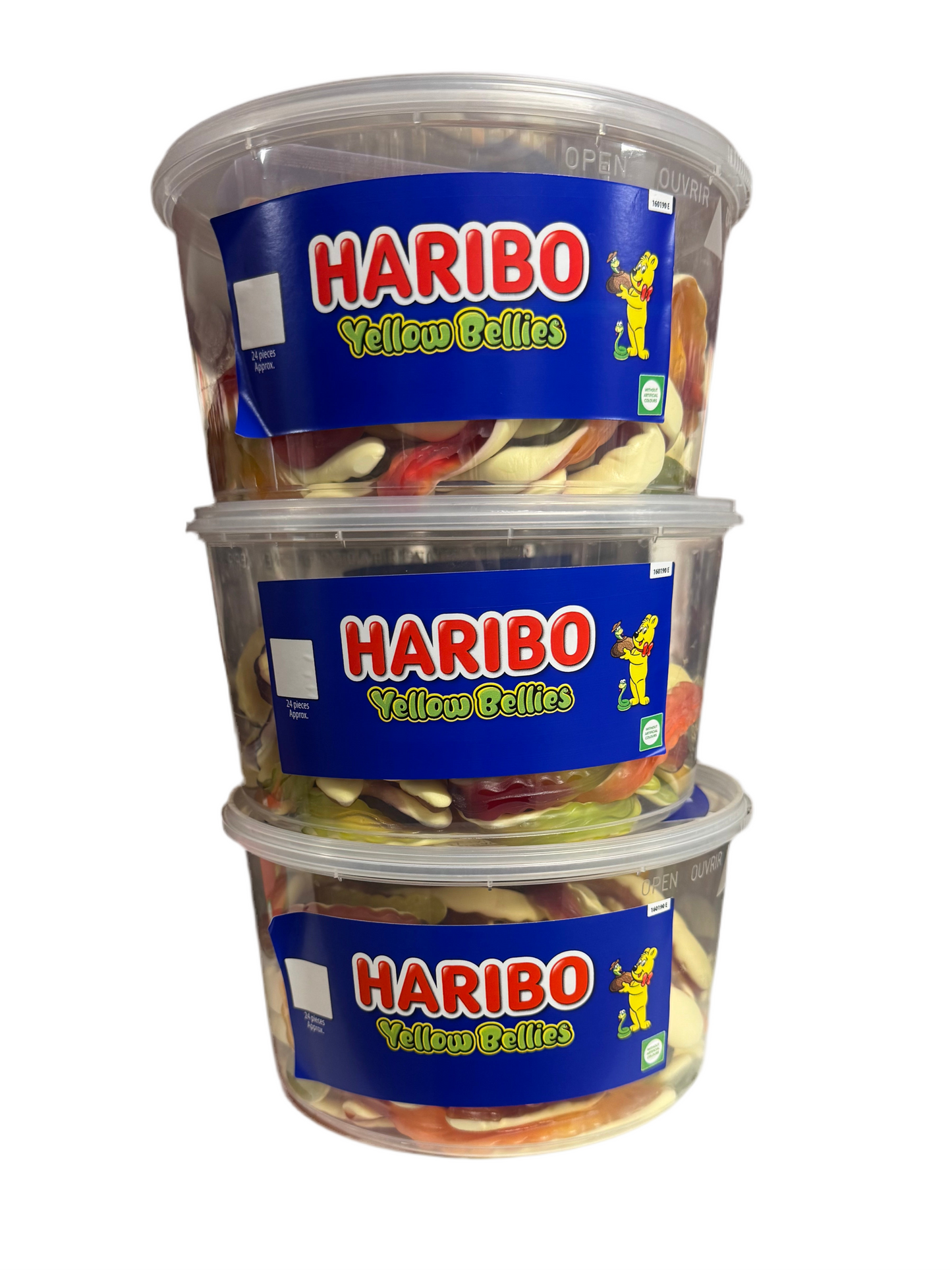 Haribo Yellow Bellies Tub 840g