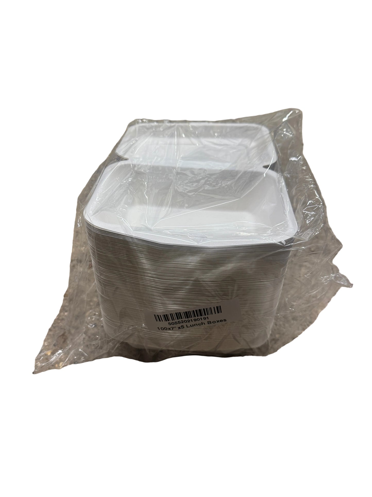 White Lunch Boxes – 7” x 5”100 Pack