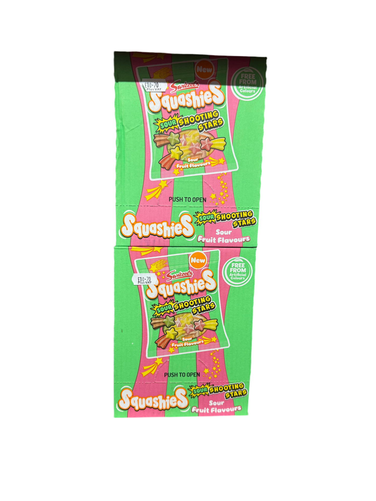 Swizzles Squashies Sour Shooting Stars 12 x 140g
