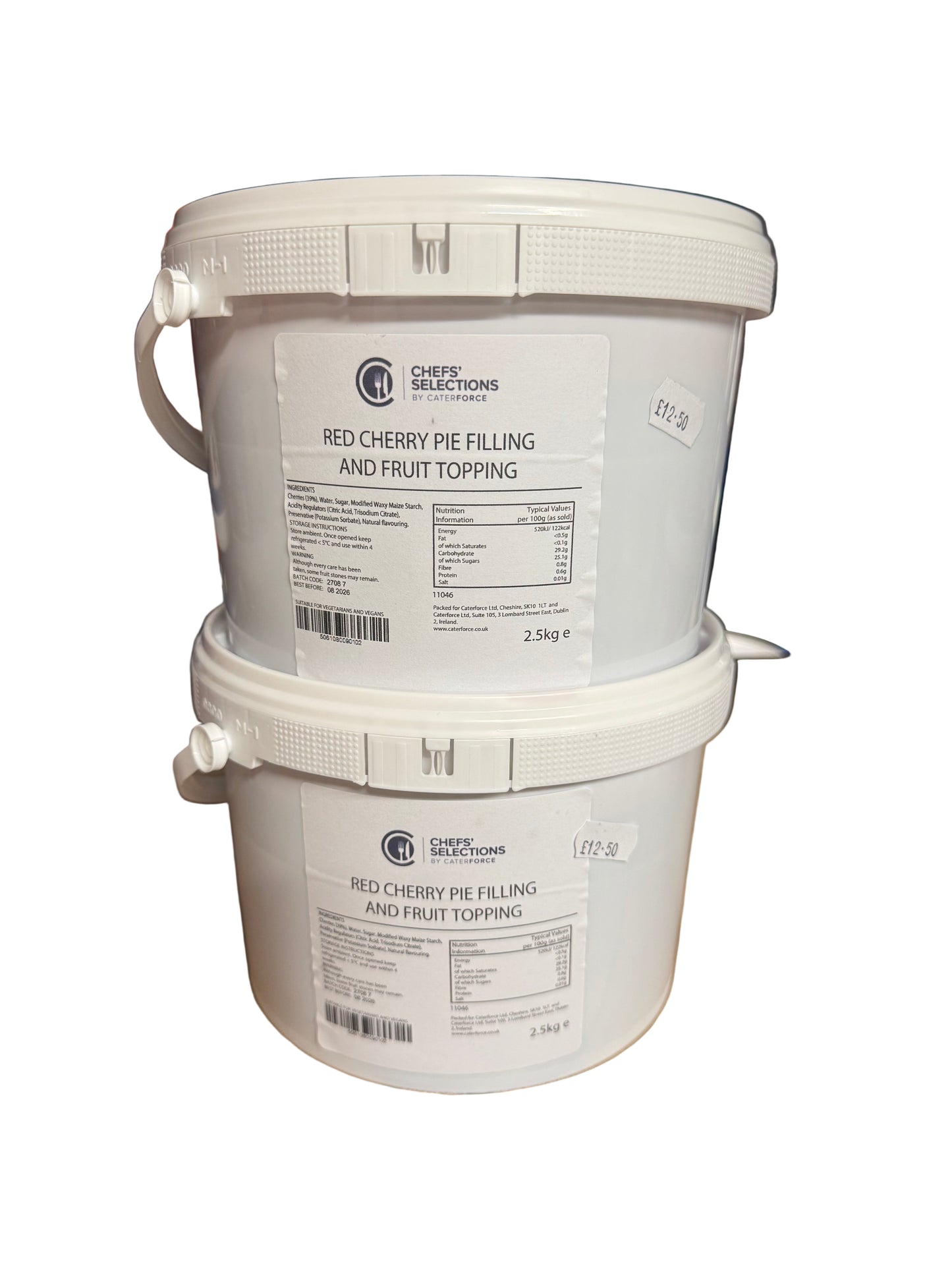 Chefs’ Selections Red Cherry Pie Filling & Fruit Topping – 2.5kg