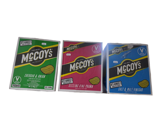 McCoy’s Crisps (36 x 45g)