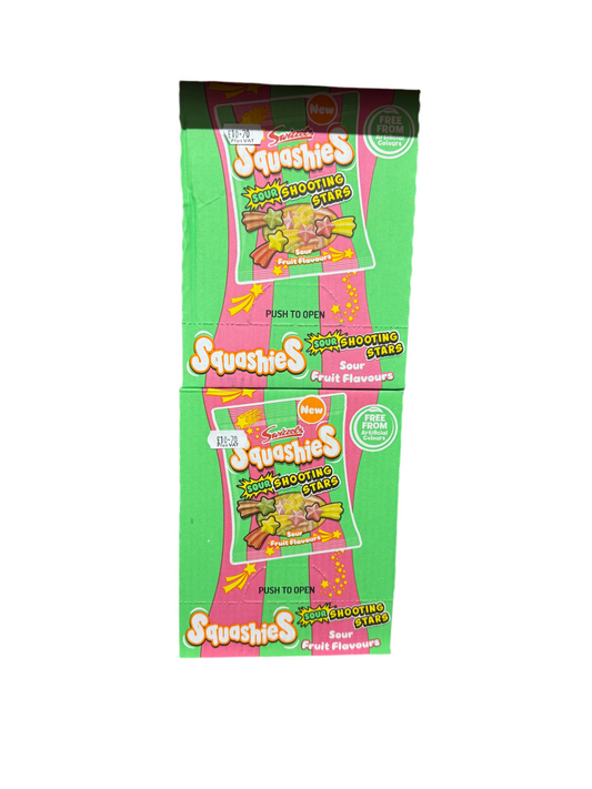 Swizzles Squashies Sour Shooting Stars 12 x 140g