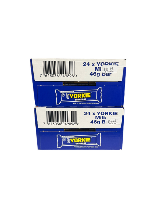 Yorkie Milk Chocolate Bars 24 x 46g