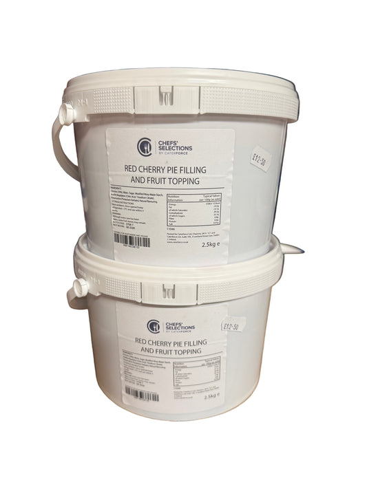 Chefs’ Selections Red Cherry Pie Filling & Fruit Topping – 2.5kg